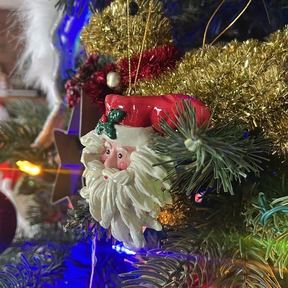 ❤️ Vintage Santa Clause Heavy Duty Ornament
